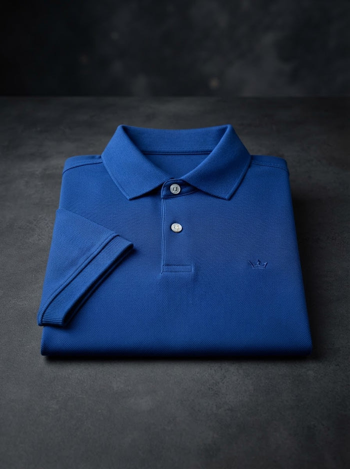 300MD Pique Modern Fit Polo Knit — Sapphire Blue