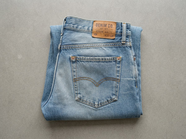 Enzo Tovare Alpha-507 Denim Jeans — Blue Denim