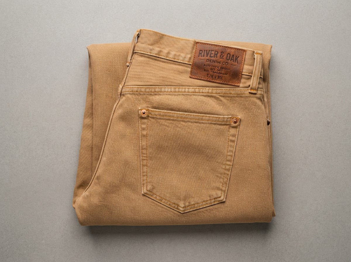 Enzo Tovare Alpha-491 Colored Denim — Natural