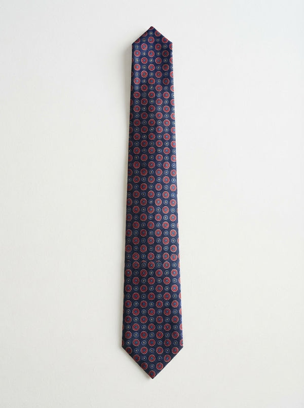 Microfiber Tie & Hanky Set MT343-5 — Coral Medallion