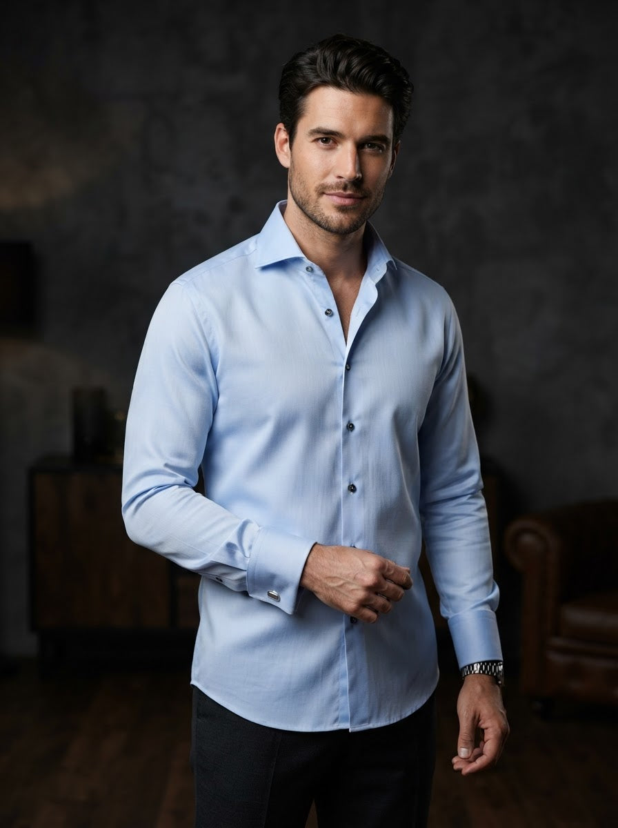 St. Patrick SPSS Slim Fit Shirt — Sky Blue