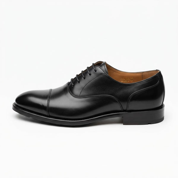 Allure AL03 Genuine Leather Oxford — Black Genuine Leather