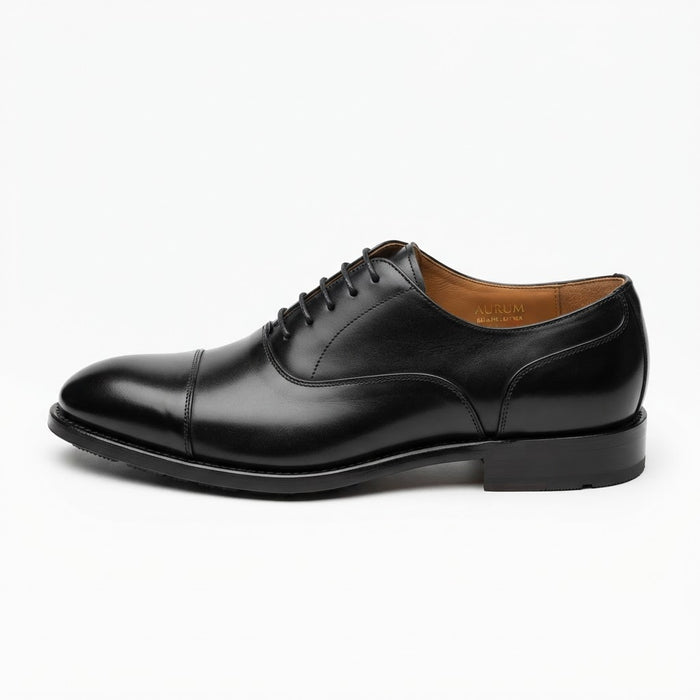 Allure AL03 Genuine Leather Oxford — Black Genuine Leather