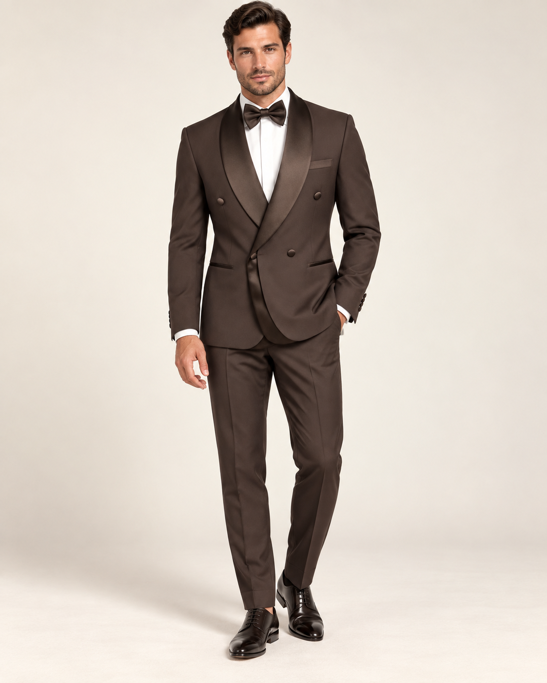 Navy Double-Breasted Tuxedo