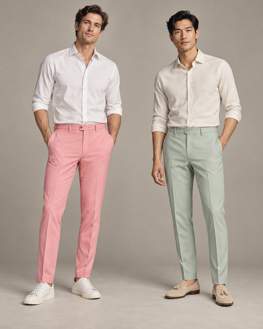 Men's Dress Pants Blush Sage