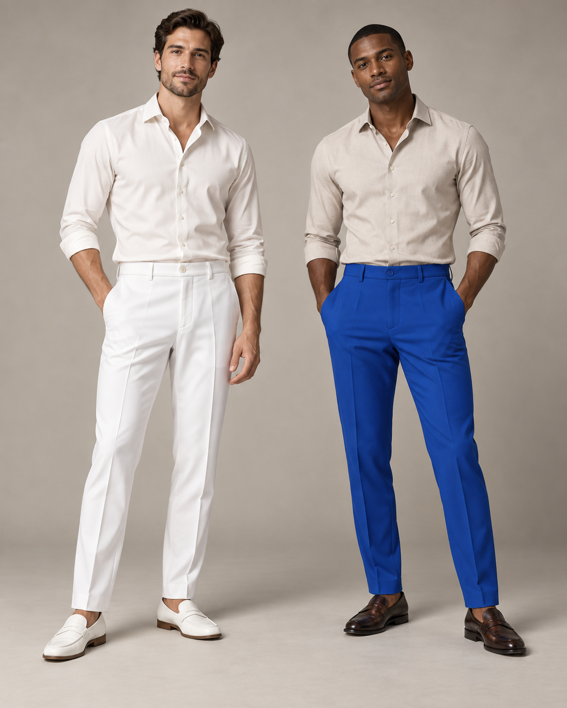 Men's Dress Pants Royal Blue Navy
