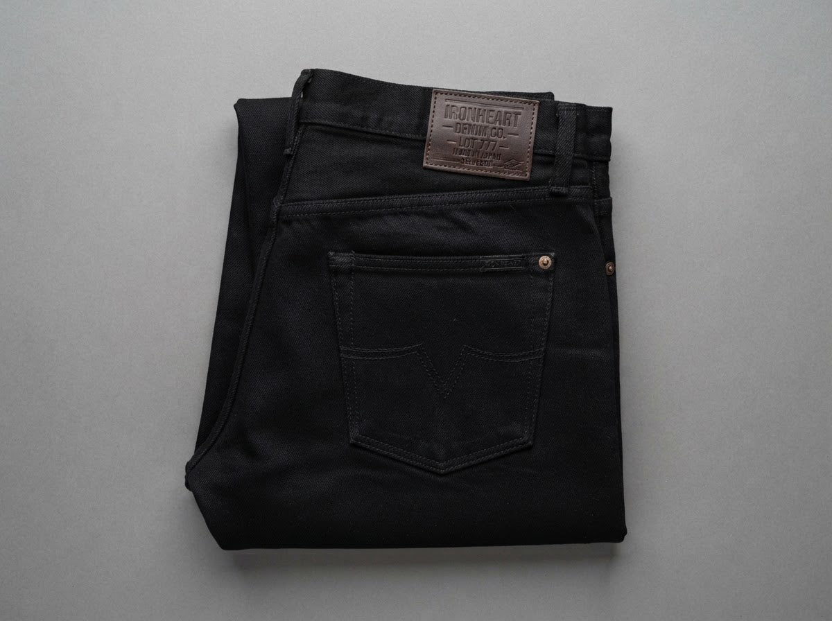 Enzo Tovare Alpha-504 Denim Jeans — Black