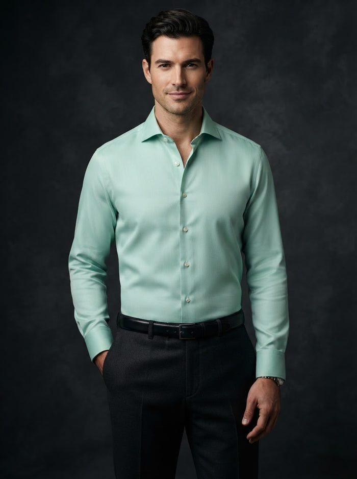 St. Patrick SPSS Slim Fit Shirt — Teal