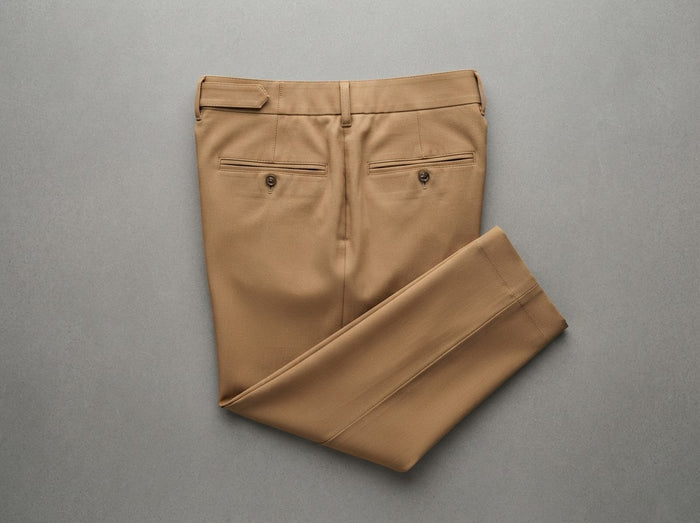 Enzo Tovare Milan-3 4-Way Stretch Pants — Tan