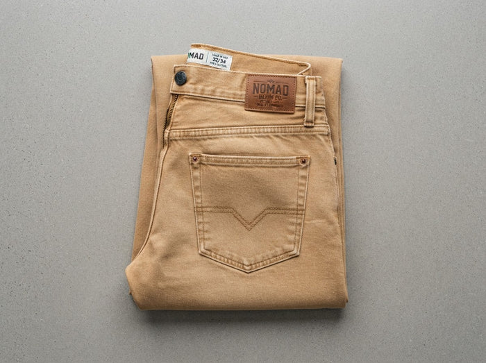 Enzo Tovare Alpha-493 Colored Denim — Orange