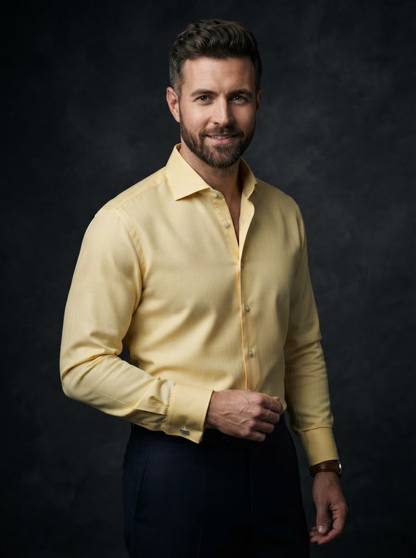 St. Patrick SPSS Slim Fit Shirt — Yellow