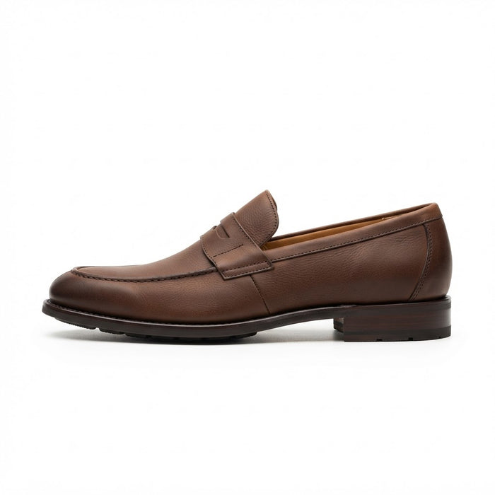 Vangelo TUX-4 Matte Slip-On — Brown Matte Leather