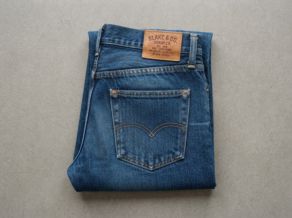Enzo Tovare Alpha-506 Denim Jeans — Blue Denim