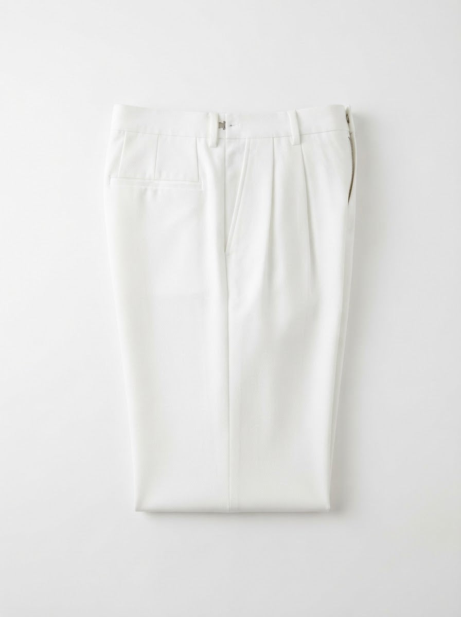 PT Double Pleated Regular Fit Dress Pants — Crisp White