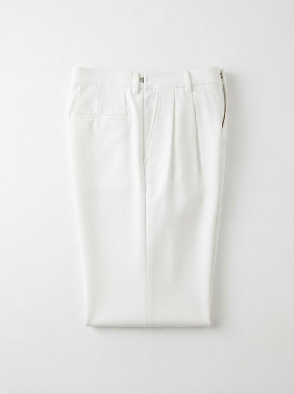 PT Double Pleated Regular Fit Dress Pants — Crisp White