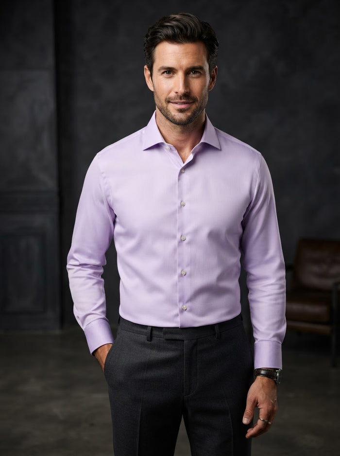 St. Patrick SPSS Slim Fit Shirt — Lavender
