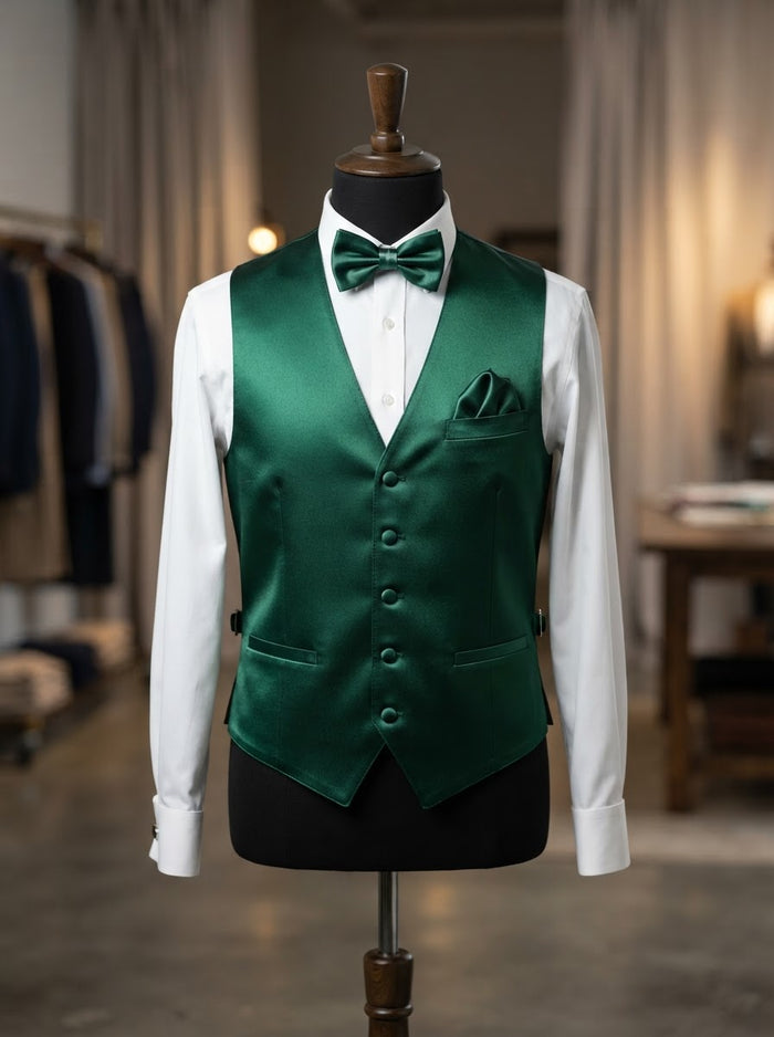 Speckled Microfiber Vest Set MV700 — Mint Green Speckle